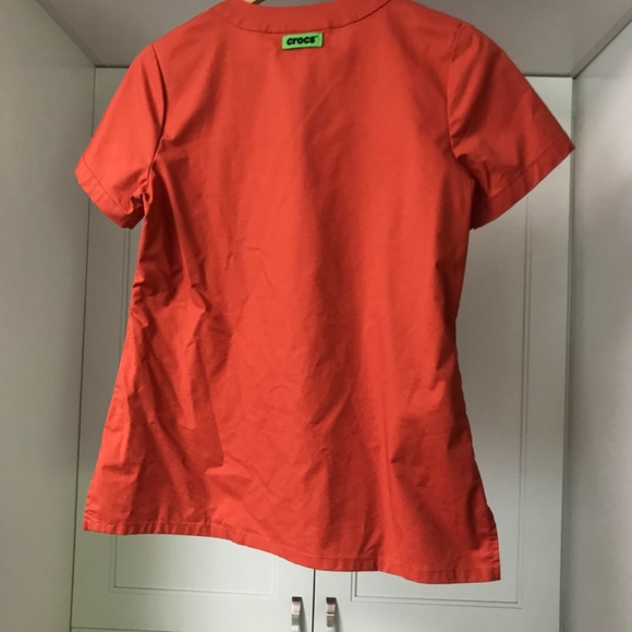 Crocs Medical Scrubs Uniform Women’s S Small Burnt Orange Top & Bottom - Picture 6 of 10
